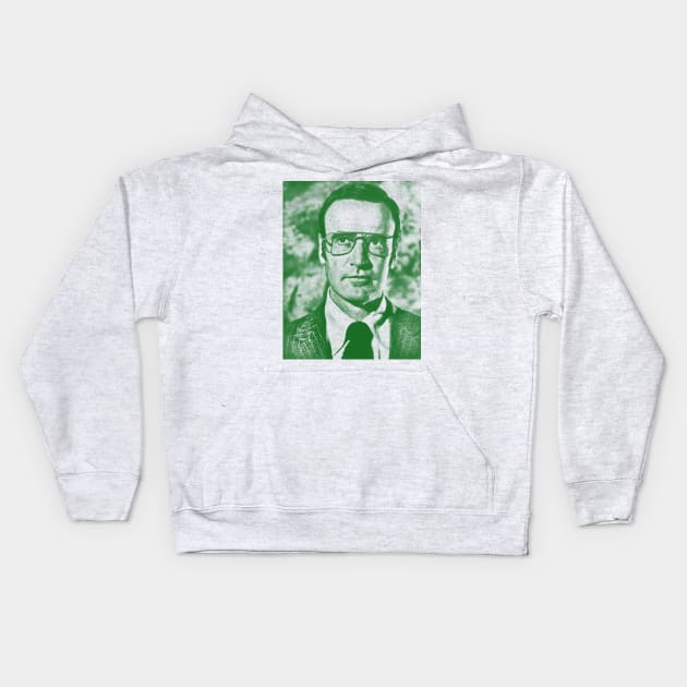 Richard Anderson - art drawing// green solid style Kids Hoodie by Loreatees